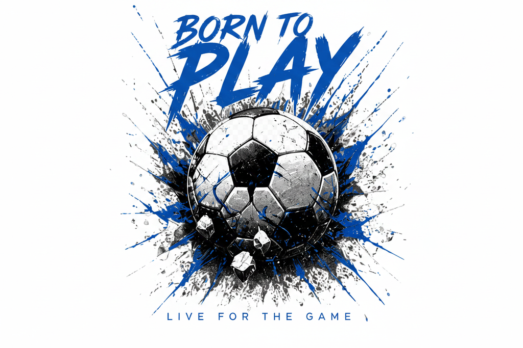 Born to Play White Background